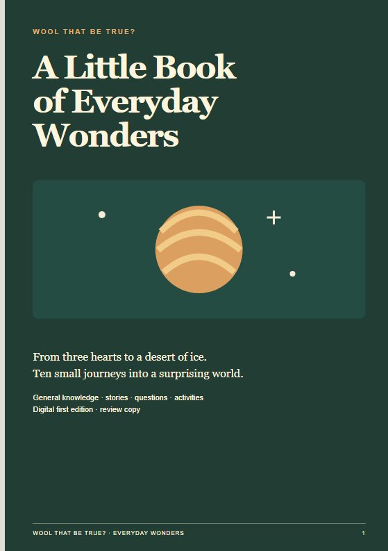 Cover of A Little Book of Everyday Wonders